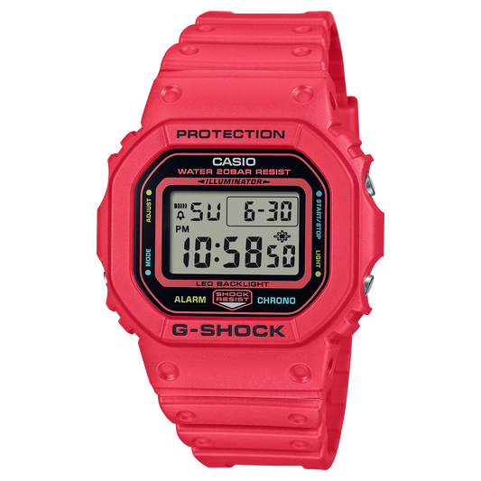 G-Shock DW5600EP-4 Digital High Energy Red Square