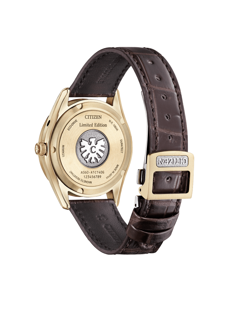 Citizen AQ4103-16W The CITIZEN Tosa Washi Super Titanium Brown Dial