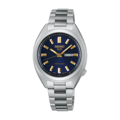 Seiko 5 Sports SRE021 SNXS Series Blue Dial Gold Tone Ladies Automatic