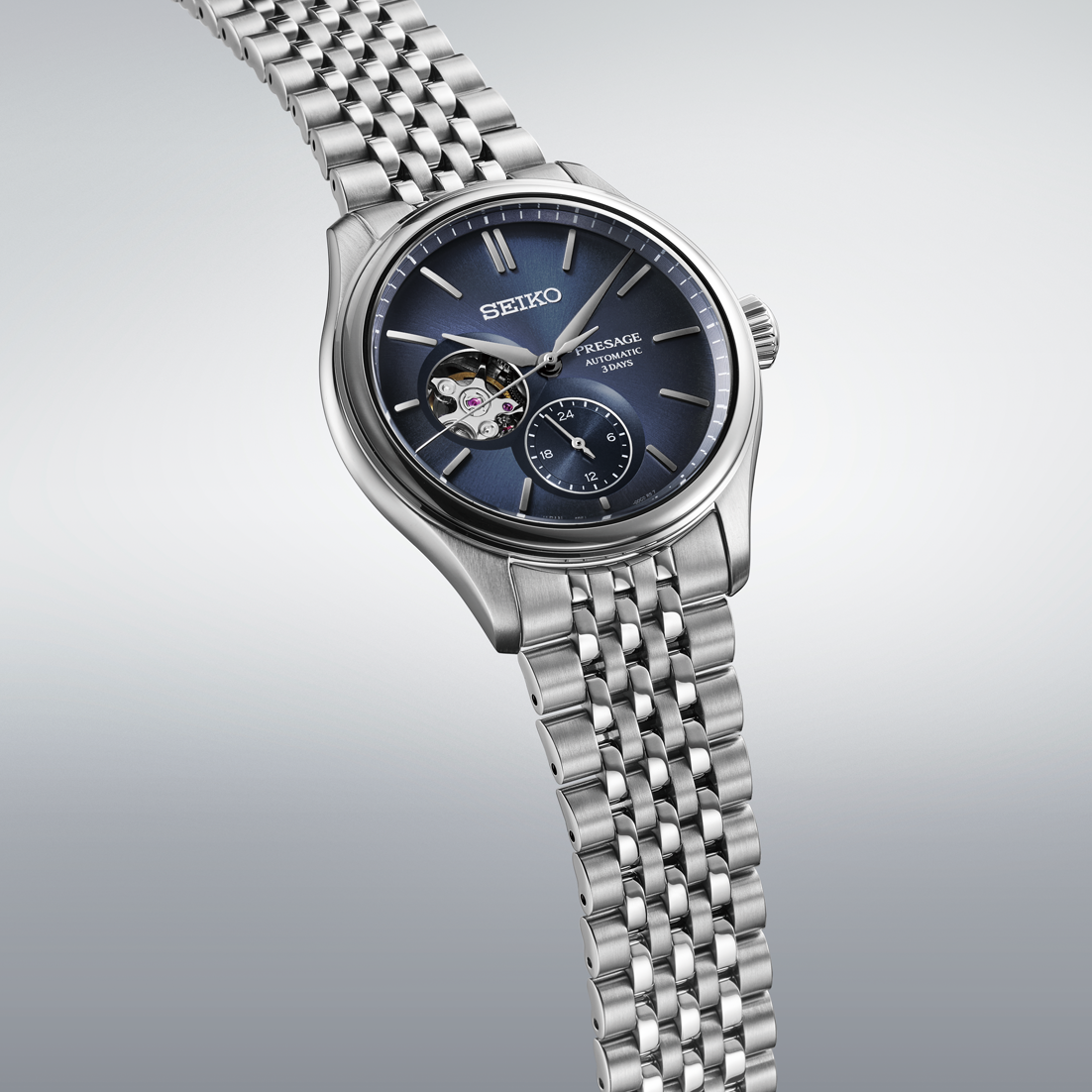 Seiko Presage SPB527 Classic Series Blue Dial Heartbeat Automatic