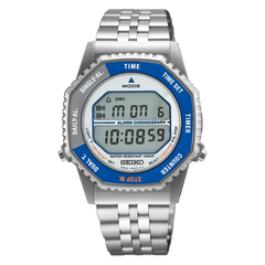 Seiko SMGG21 Rotocall 1982 Reissue Blue Silver Bezel Digital