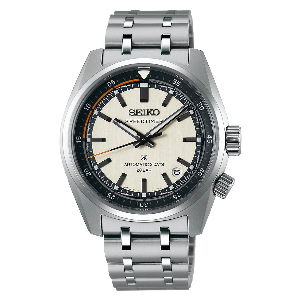 Seiko Prospex SPB513 Speedtimer Automatic Cream Dial 3 Day