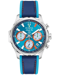 Bulova 96B460GP E1 Team Miami GP Marine Star Limited Edition Blue