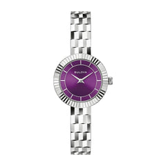 Bulova 96L363 Disco Purple Classics Quarts Ladies Quartz