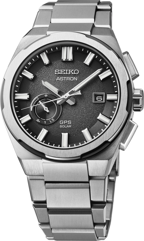 Seiko Astron SSJ025 GPS Solar Graphite Gray Dial Titanium