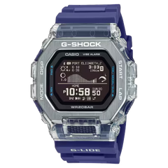 G-Shock GBX100S-2 G-LIDE Shimmering Waves Blue High-Res Digital Display