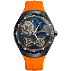 Accutron 2ES8A004A Electrostatic DNA Turbine Orange Blue