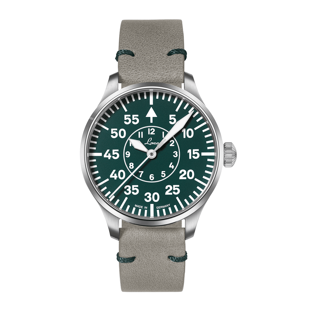 Laco 862190 Aachen Grun 39mm Limited Edition Automatic Green