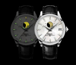 Ball NL3082D-LLJ-WH Trainmaster Moon Phase Ladies Automatic