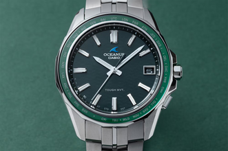 Casio Oceanus OCWS400-3A Manta S400 Green Series