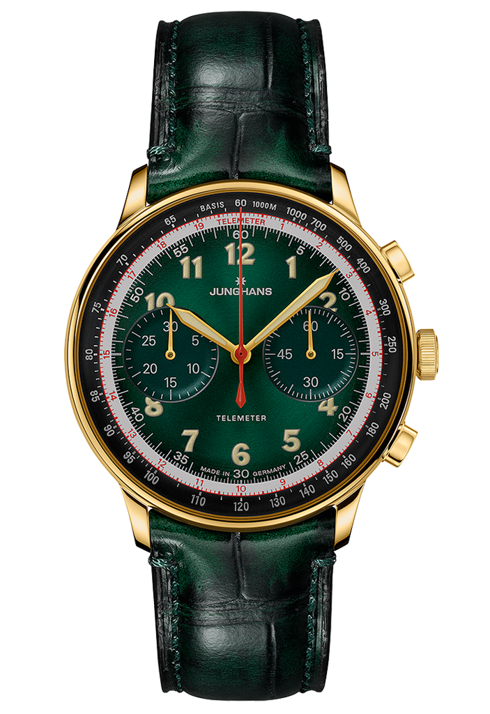 Junghans 27/5588.02 Telemeter Edition Green Gold Tone Limited Edition Chronograph