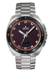 Junghans 56/4611.44 1972 Mega Solar Quartz on Steel Bracelet