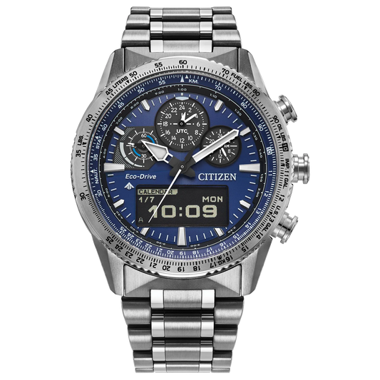 Citizen JV2000-51L Promaster Skyhawk U830 Blue Dial Ana-Digi Eco-Drive