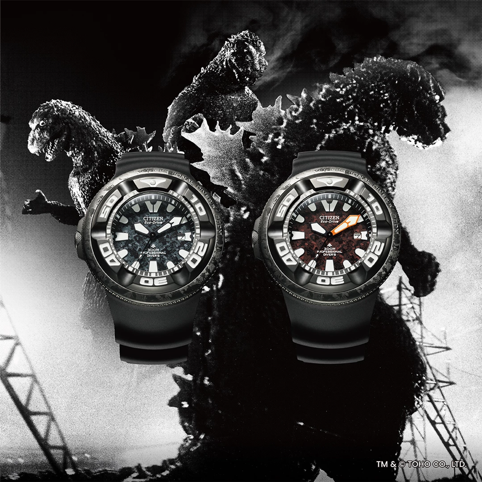 Citizen BJ8059-03Z Godzilla Red Dial Limited Edition Eco-Drive Citizen BJ8059-03Z Godzilla Red Dial Limited Edition Eco-Drive