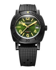 Nivada Grenchen 14135A01 Depthmaster Black and Green 1000m Automatic