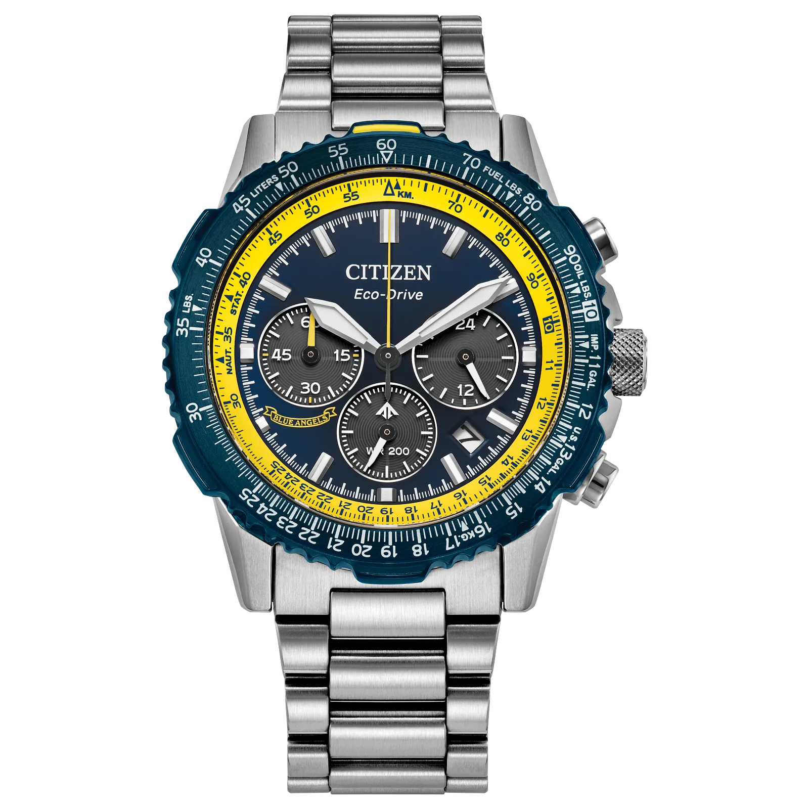Citizen CA4667-53L Promaster Navihawk Blue Angels Blue Dial 40mm Eco-Drive