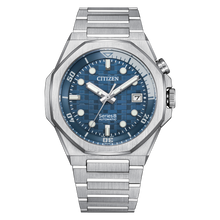 Citizen NB6060-58L Series8 890 Blue Textured Dial Automatic Exclusive