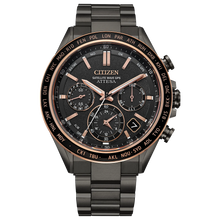 Citizen CC4074-61W Attesa Super Titanium GPS Satellite Timekeeping Black Rose Gold