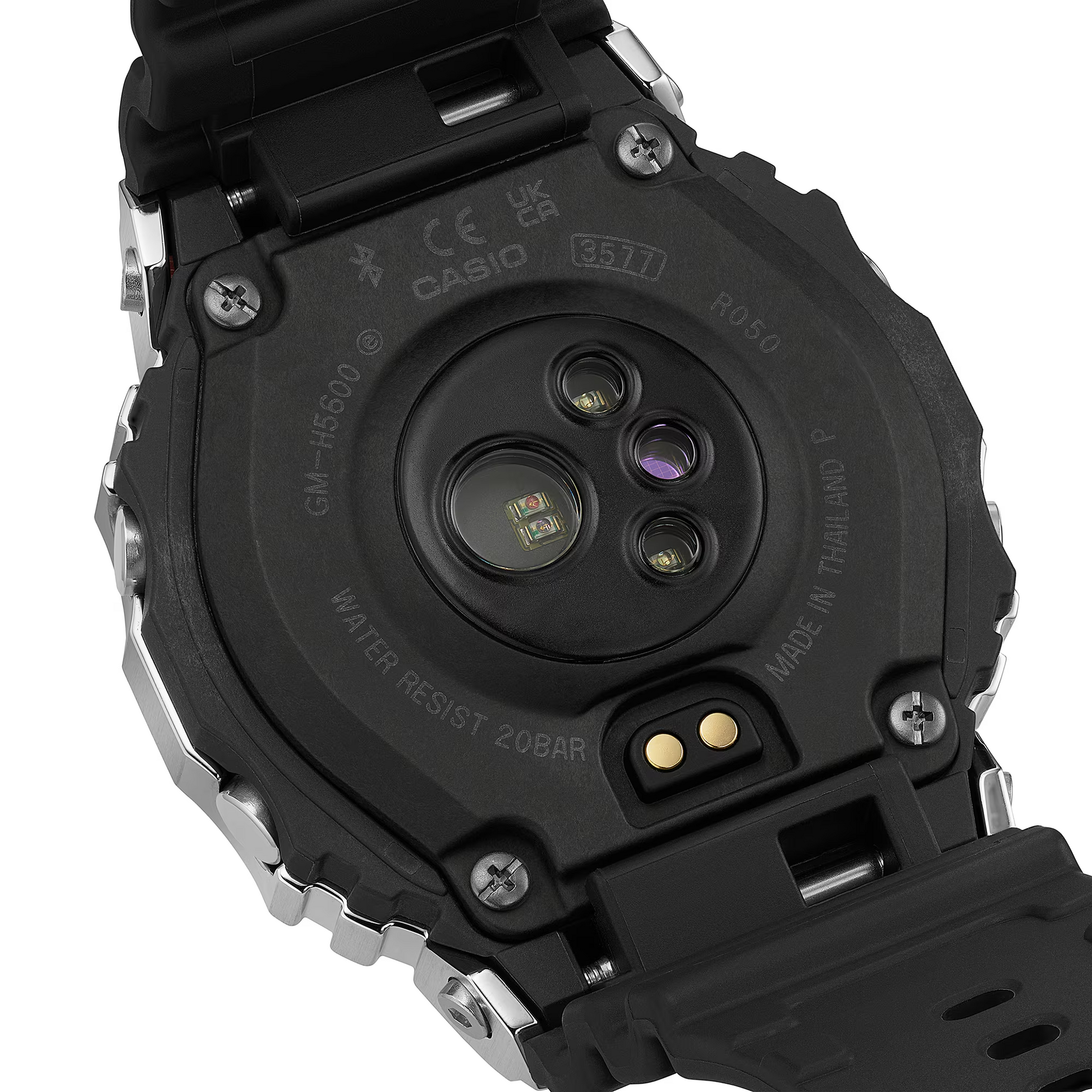 G-Shock GMH5600-1 Move MIP Display Heart Rate Monitor Metal Case Resin Band