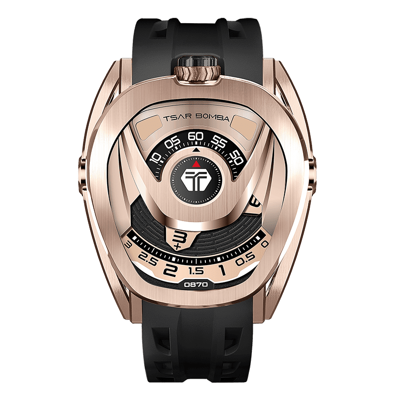 TSAR BOMBA Reactor Interchangeable Watch Golden Black