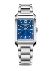Baume et Mercier 10754 Hampton Sun-Satin Blue Dial Quartz