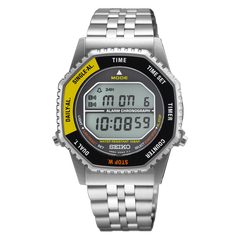 Seiko SMGG17 Rotocall 1982 Reissue Black Yellow Bezel Digital