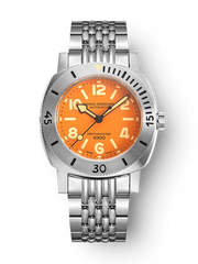 Nivada Grenchen 14127A04 Orange Depthmaster Beads of Rice Automatic
