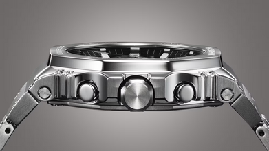 G-Shock GMCB2100D1A Full Metal Analog Dual Chronograph Black Dial