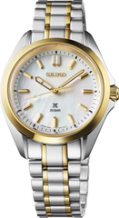 Seiko Prospex SUR608 Marine Sports Mother of Pearl Two-Tone Ladies Quartz 34mm