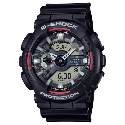 G-Shock GA110RL-1A Origin Colors Ana-Digi Black Resin Watch