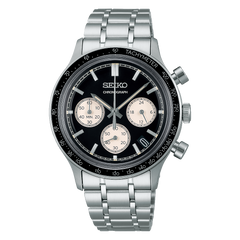 Seiko SSB479 Discover More Quartz Chronograph Black Dial
