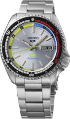 Seiko 5 Sports SRPL33 HUF Limited Edition Automatic Silver Dial
