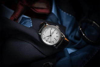 Muhle Glashutte M1-33-65-LB Teutonia II Day Date Automatic Silver Dial