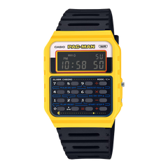 G-Shock CA53WPC-1B PAC-MAN Collaboration Calculator Yellow