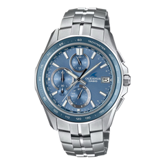 Casio Oceanus OCWS7000E-2A Manta S7000 Light Blue Dial Titanium Solar