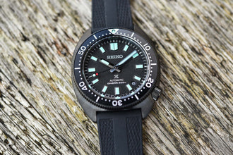 Seiko Prospex SPB335 Black Series Night Vision Slim Turtle