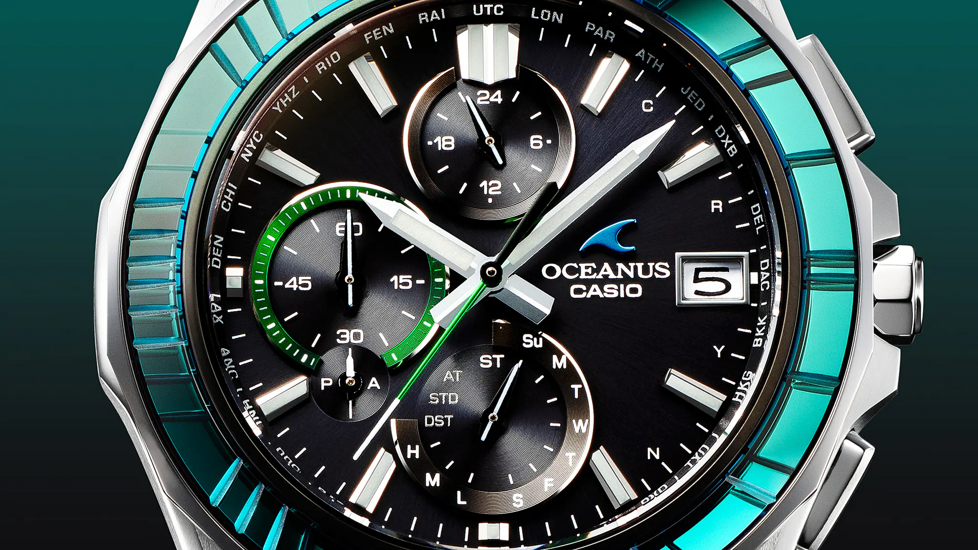 Casio OCWS7000SG1A Oceanus Manta 20th Anniversary Edo-Kiriko Hand Casio OCWS7000SG1A Oceanus Manta 20th Anniversary Edo-Kiriko Hand