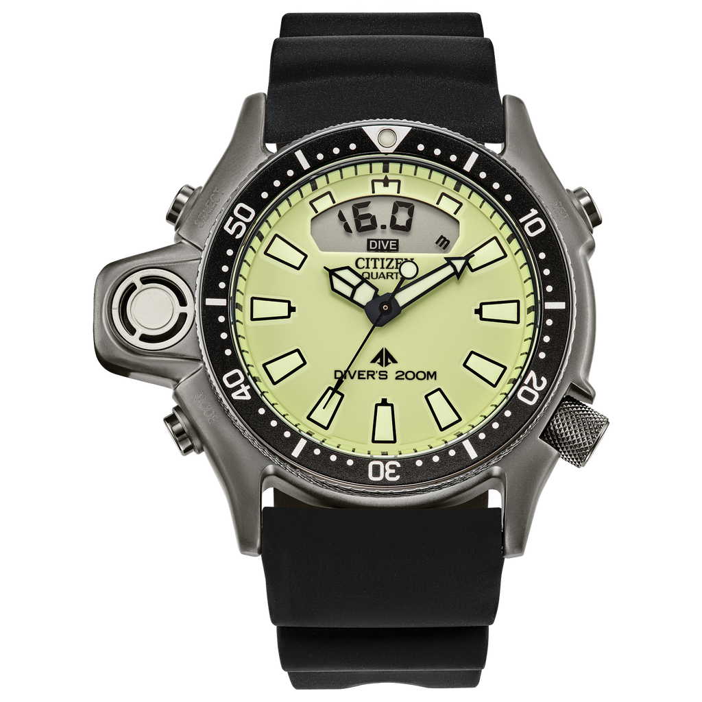 Citizen JP2007 09W Promaster Aqualand Depth Meter Lume Dial