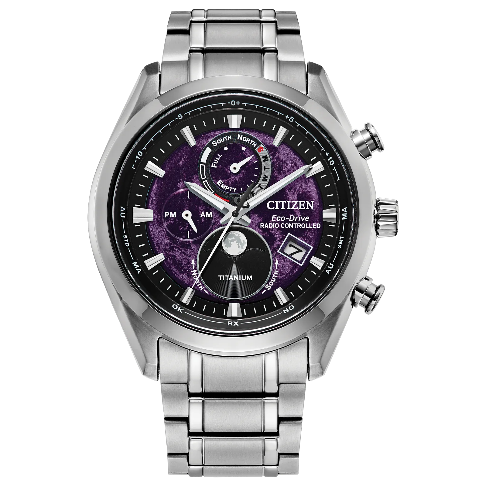 moon☾ ໋ Citizen BY1010-81Z Tsuki-yomi A-T Atomic Timekeeping Super