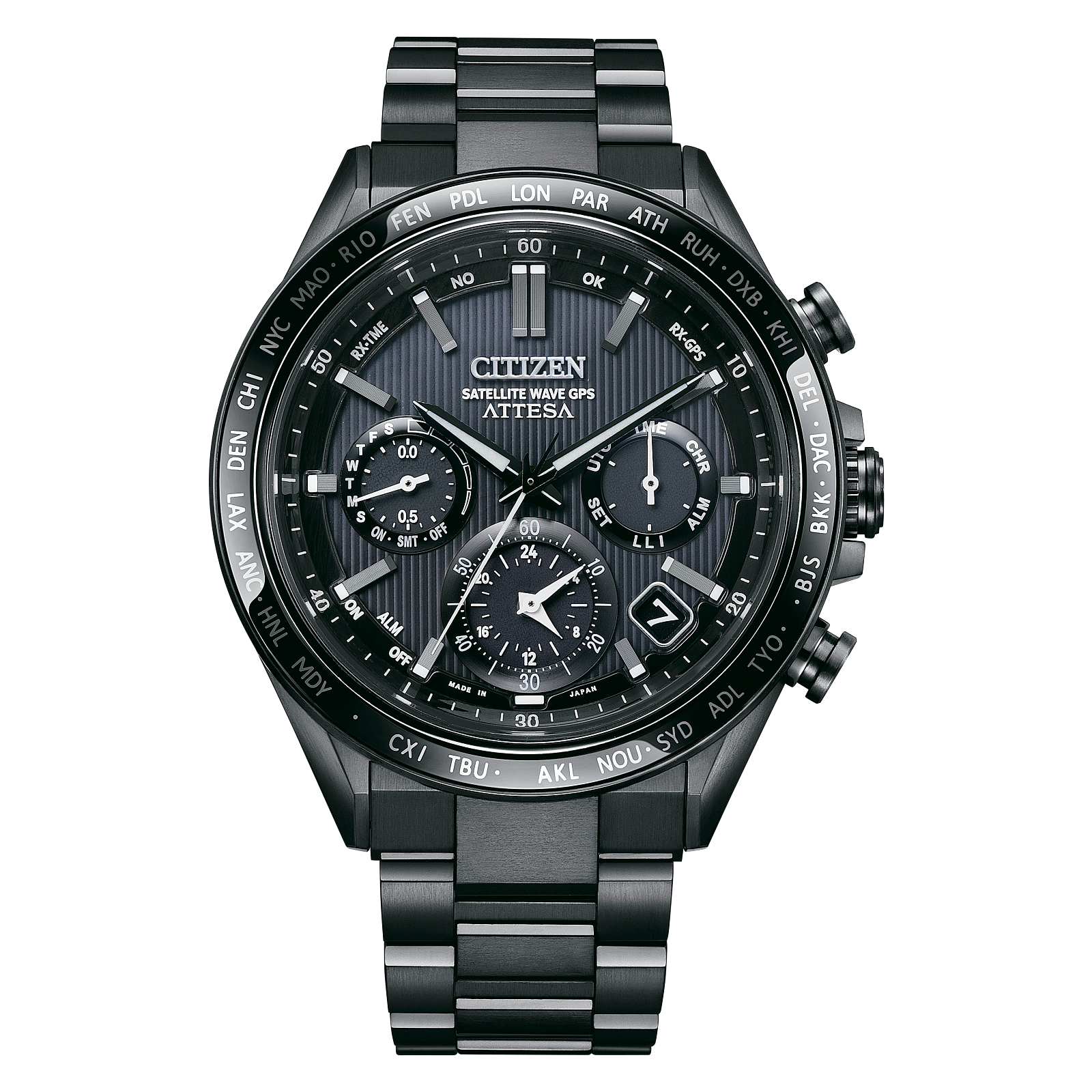 Citizen CC4055-65E Attesa GPS Super Titanium Black DLC