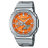 G-Shock GM2110D-4A GSTEEL 2100 Series Casioak Orange Metal