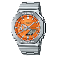 G-Shock GM2110D-4A GSTEEL 2100 Series Orange Metal
