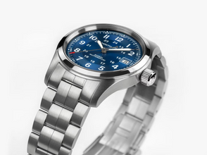 Hamilton H70455140 Khaki Field Auto Blue Sunburst 38mm Bracelet Automatic