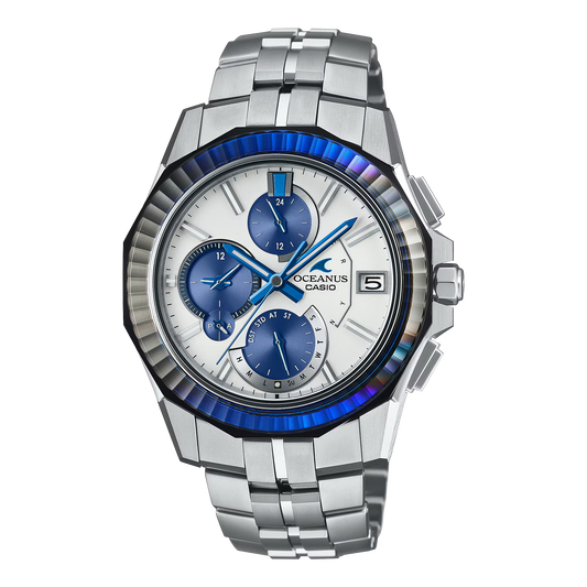 Casio Oceanus OCWS6000PB7A Manta Platinum Blue Limited Edition Titanium Solar