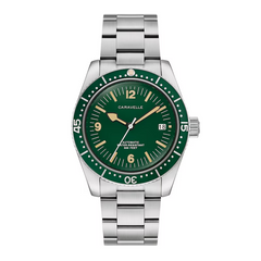 Bulova 43B179 Caravelle Sea Hunter Green Dial Automatic 39mm Vintage