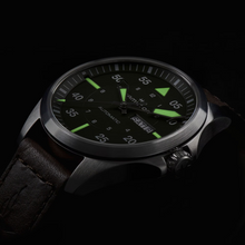 Hamilton H64635560 Khaki Aviation Pilot Day Date Auto Green Dial 42mm