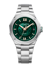 Baume et Mercier 10770 Riviera Green Dial Gold Accents 39mm Automatic