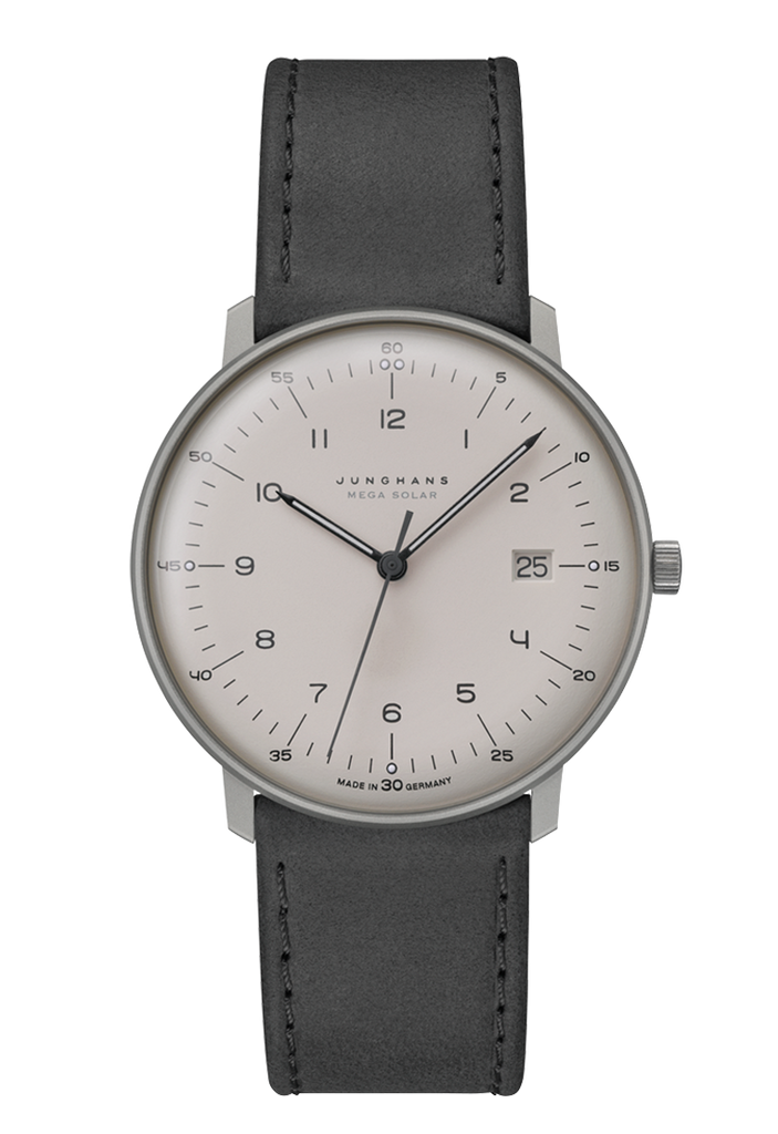 Junghans 59/2023.02 Max Bill Mega Solar Grey Dial Radio Controlled