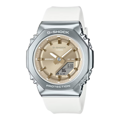 G-Shock GMS2110-7A9 Metal Analog-Digital Gold Dial Ladies