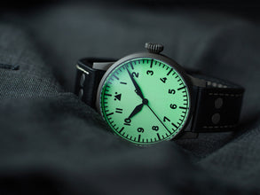 Laco 861894 Pilot Watch Original Venedig 42 Automatic Lume Dial